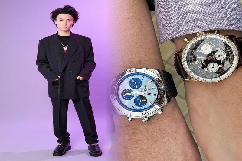 Breitling Aviation Chronograph 1シリーズのクロノグラフウォッチのブルーダイヤルを見て、パイロットのスタイルを感じてみましょう。