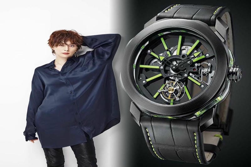 ブルガリ「セルペンティ」新作“ブラック”腕時計