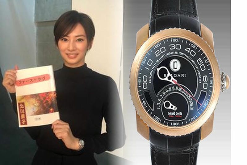 ブルガリ“雪の結晶”を散りばめた腕時計