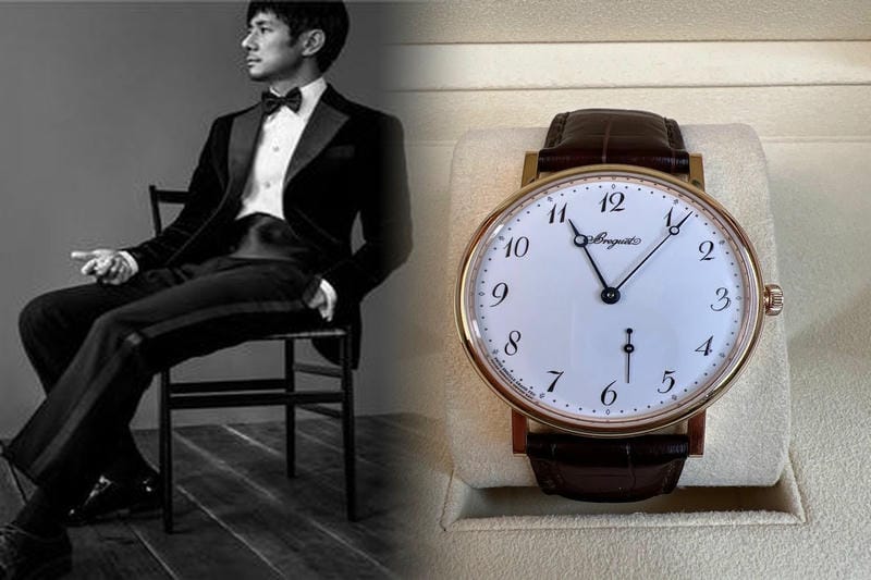 歴史的なブレゲ時計のダイアルには