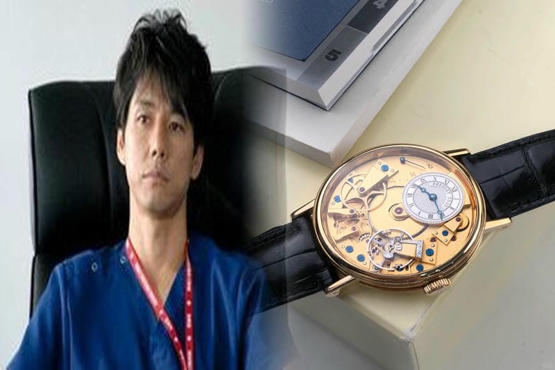 歴史的なブレゲ時計のダイアルには