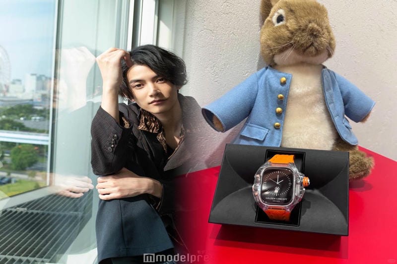 18Kローズゴールド製のタイムピースです