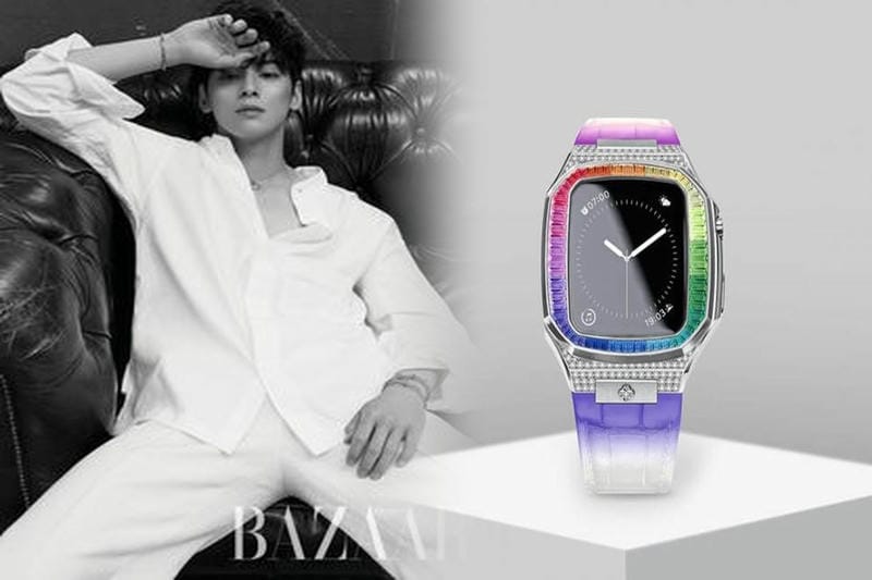 18Kローズゴールド製のタイムピースです