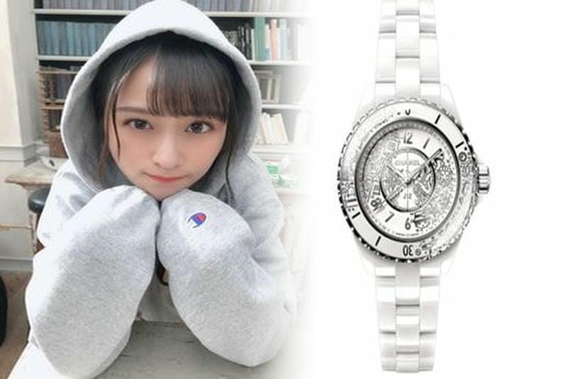 シャネル 腕時計 白 レディース