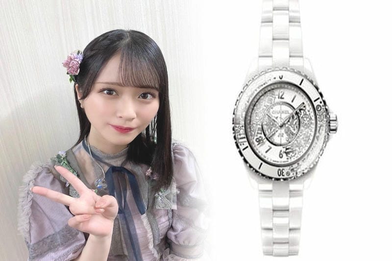 シャネル 時計  J12 33 ピンクライト H4863 針と12･3･6･9