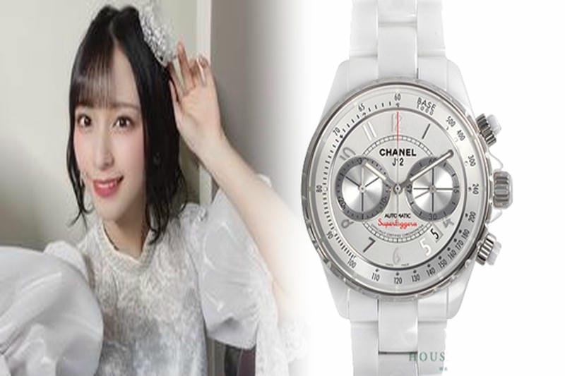 シャネル 時計  J12 33 ピンクライト H4863 針と12･3･6･9