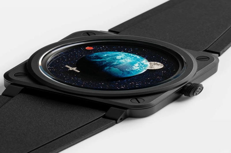 ベル＆ロス BR 01 ラッフィング スカル BR01-SKULL-SK-ST