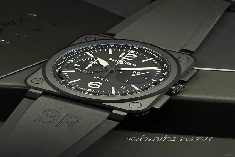 ベル＆ロス BR 01 ラッフィング スカル BR01-SKULL-SK-ST