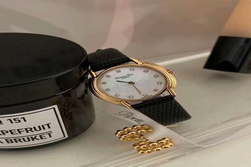 ディオール「ジュノン ドレス」着想の新作腕時計、優雅に揺れ動くレースモチーフ＆輝くダイヤモンド