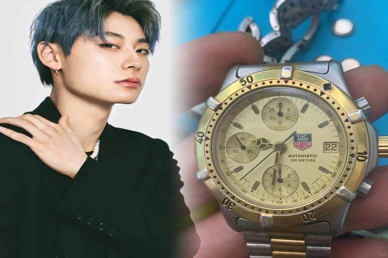 タグホイヤー「オイスター パーペチュアル デイデイト」のアンティークを着用