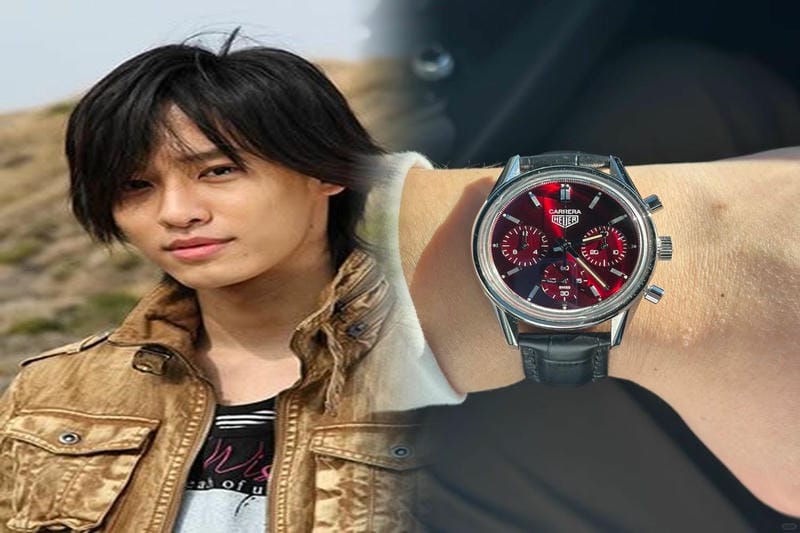 タグ・ホイヤーの腕時計「カレラ クロノグラフ」新作、レーシングカー着想“ブラック×ゴールド”ダイヤル