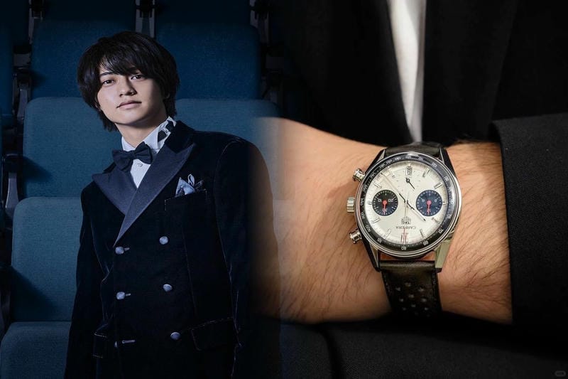 タグ・ホイヤーの腕時計「カレラ クロノグラフ」新作、レーシングカー着想“ブラック×ゴールド”ダイヤル