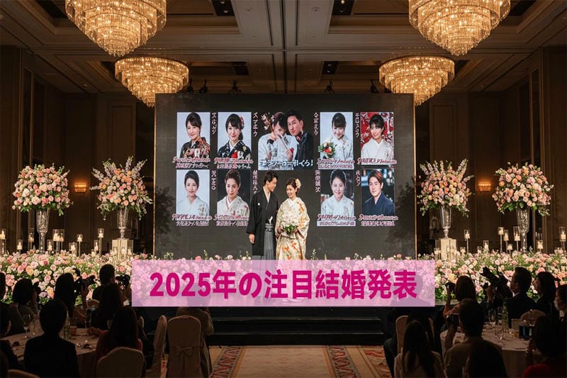 2025年の注目結婚発表