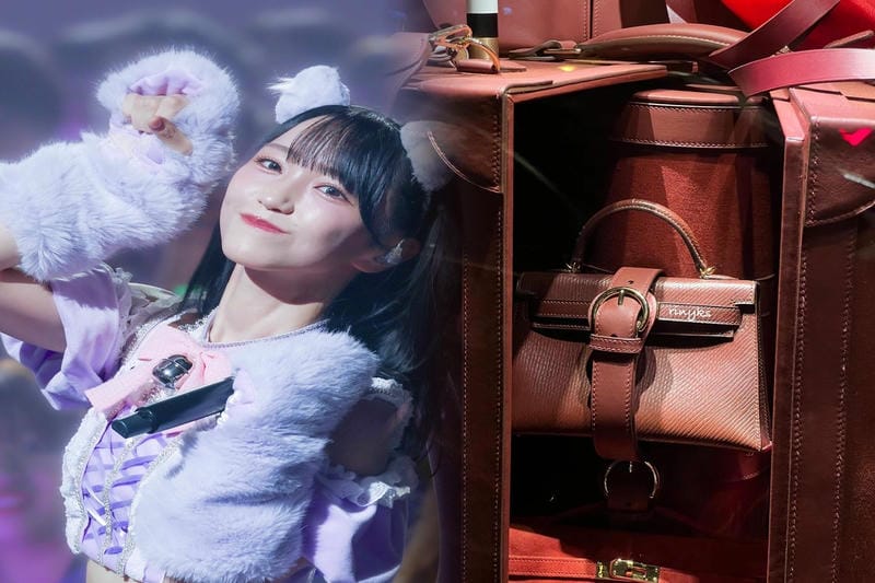 赤いエルメスバーキンで華やかなスタイルに｜上品さを感じる色の選び方