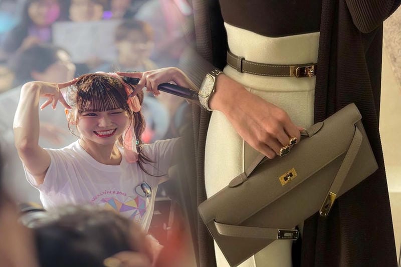 HERMES 最新 バーキン25 セレブカラー ベトン x シルバー金具