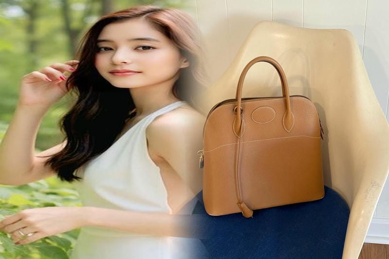 HERMES 超プレミアムセレブ色 ボリード31 復活 bleu pale G金具