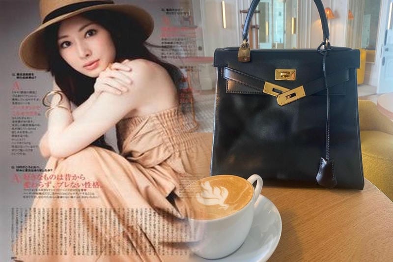 ロゴも大きく！エルメスのスーパービッグなトートバッグ。【発見！お仕事相棒アイテム】