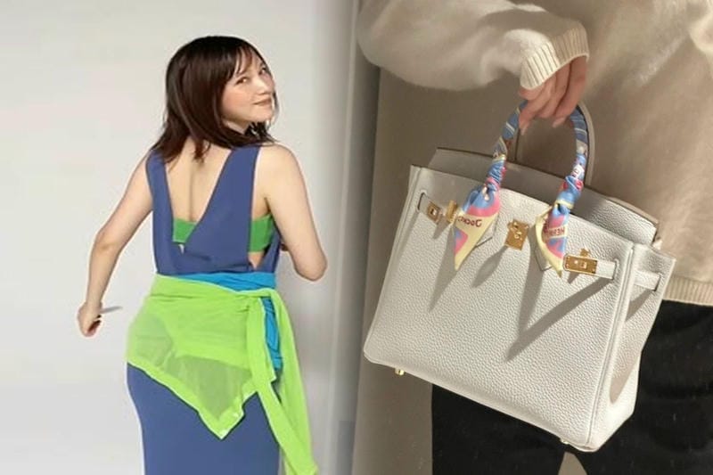 エルメスさくらカラーのバッグ｜季節感ある淡い色合いが魅力