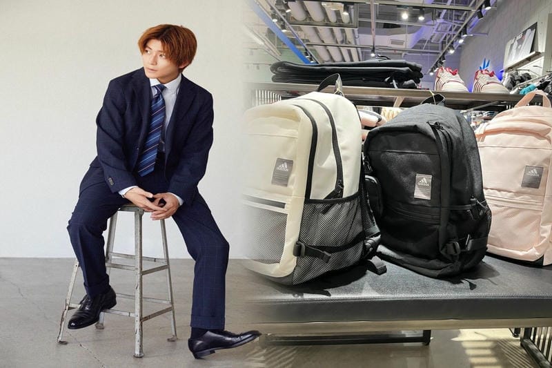 青いリュックで目立つ！アディダスのバックパックでスポーティーに