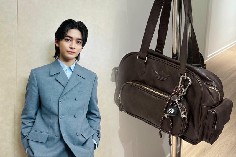 丸バッジロゴがポイント！アディダスリュックでカジュアルスタイル