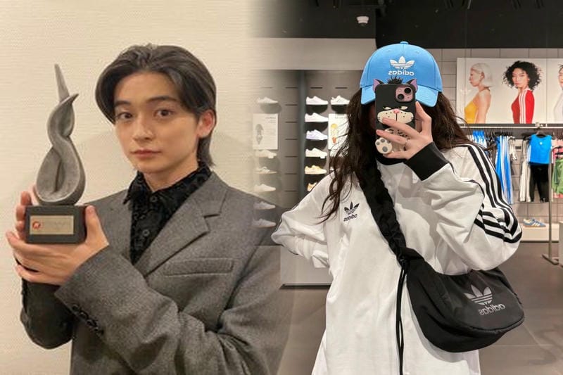 紫リュックで大人っぽく決める！アディダスで個性的なコーデ