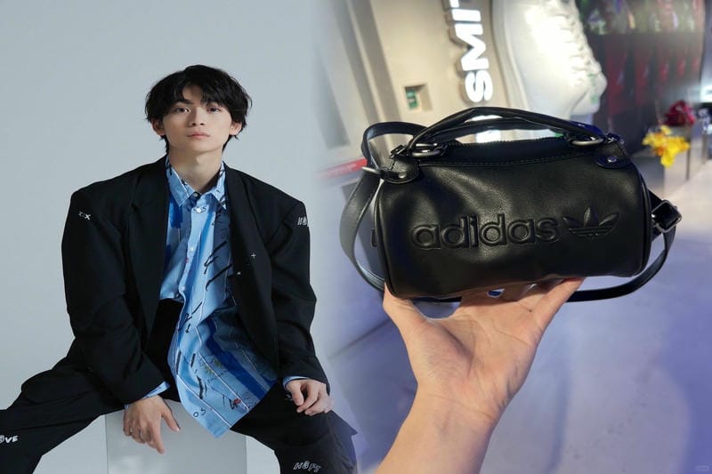 三つ葉紫リュック｜アディダスで個性派ファッションに挑戦