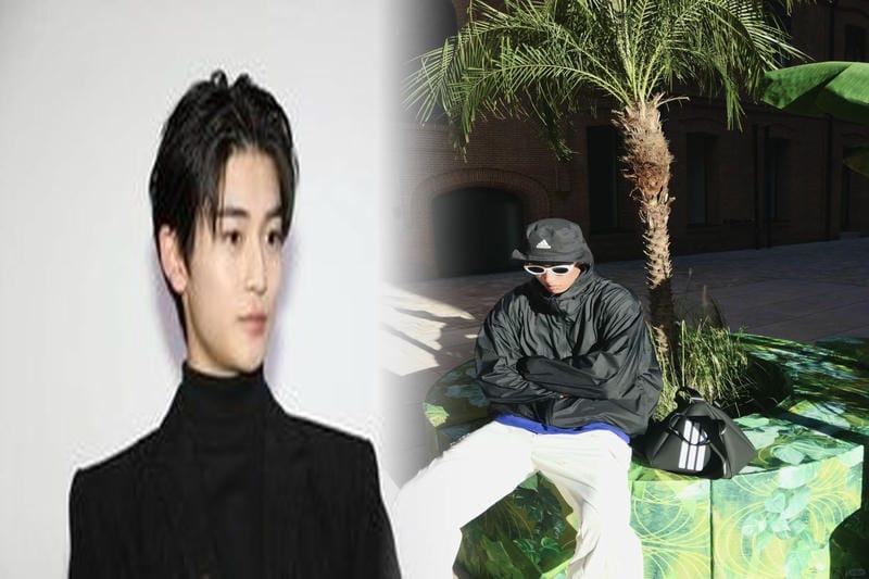 三つ葉紫リュック｜アディダスで個性派ファッションに挑戦