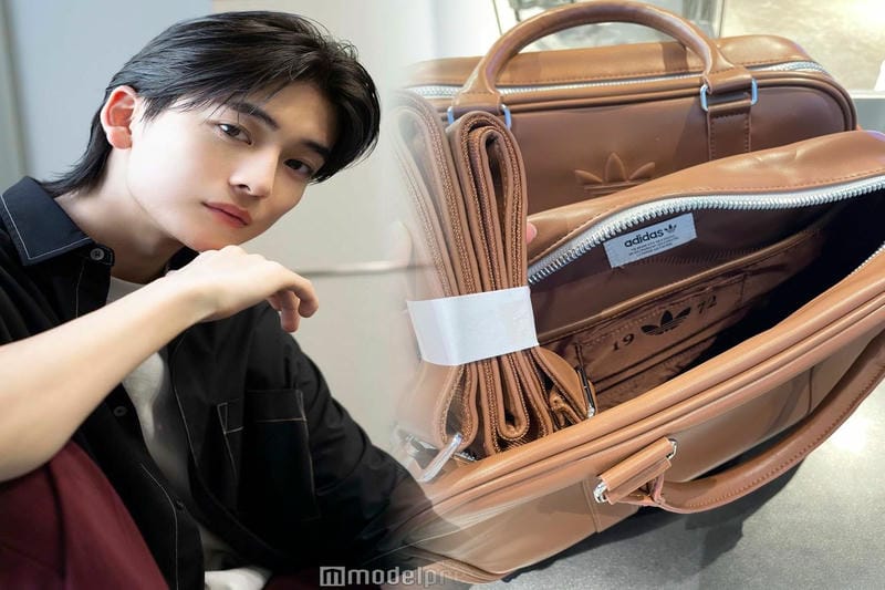 丸バッジロゴがポイント！アディダスリュックでカジュアルスタイル