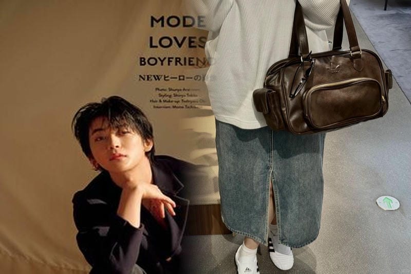 三つ葉紫リュック｜アディダスで個性派ファッションに挑戦