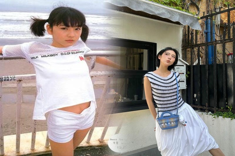 marni flower cafe ストライプ バッグ