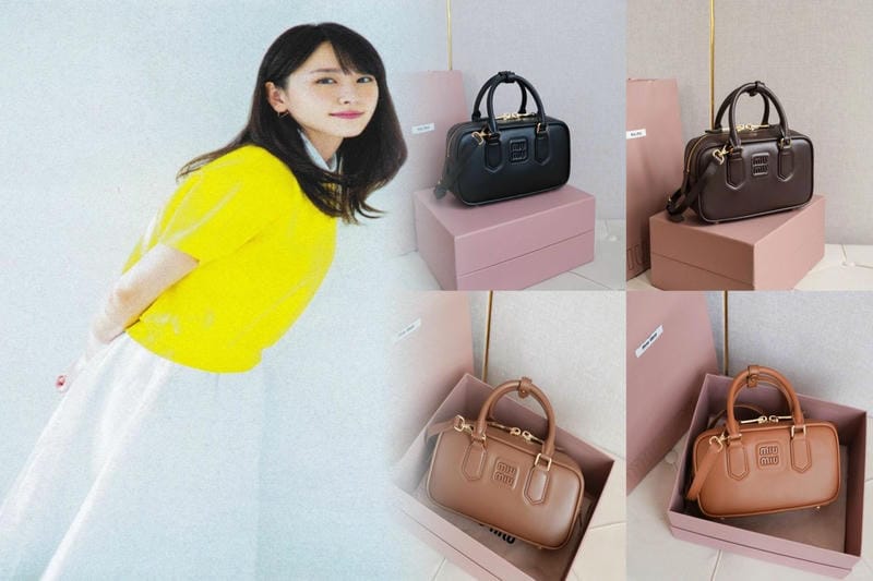 楽天で購入可能！ミュウミュウのリュックで大人っぽいコーデ
