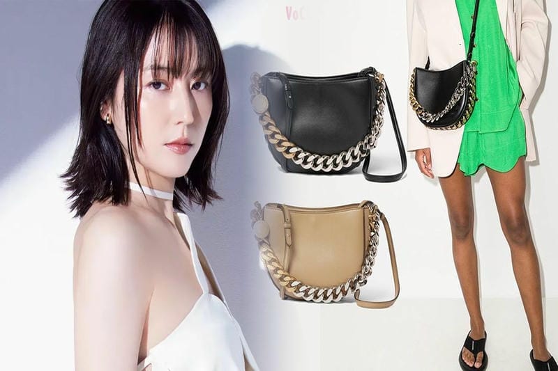 キルティングデザインが特徴！ステラマッカートニーのセミショルダーバッグ