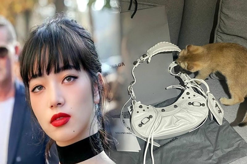 白バレンシアガバッグで爽やかに！おすすめの春コーデ