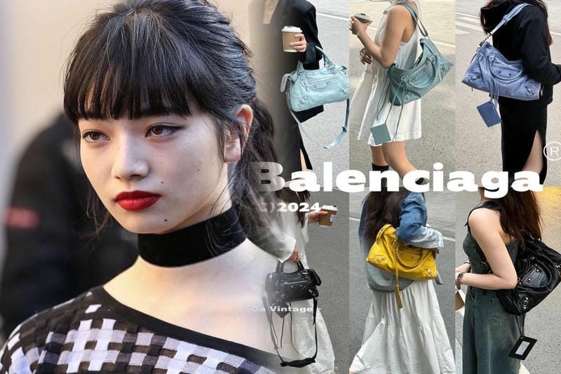 BALENCIAGA 339933 AQ38N 1081 ネイビーカバＳ