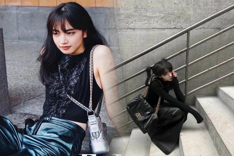 ∞∞BALENCIAGA∞∞ NAVY CABASキャンバストート XS☆ポーチ付き