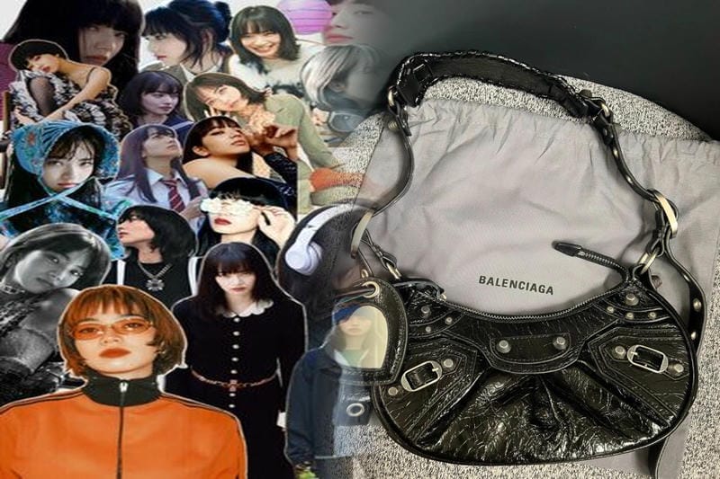 白バレンシアガバッグで爽やかに！おすすめの春コーデ