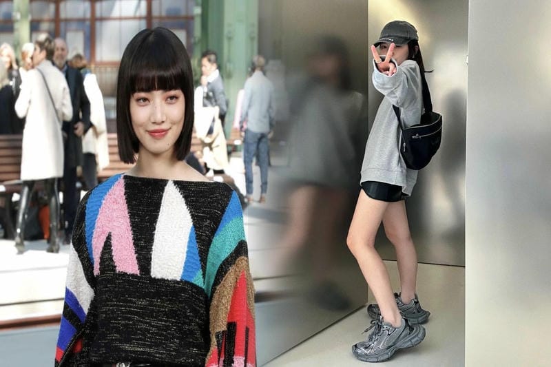 ∞∞BALENCIAGA∞∞ NAVY CABASキャンバストート XS☆ポーチ付き