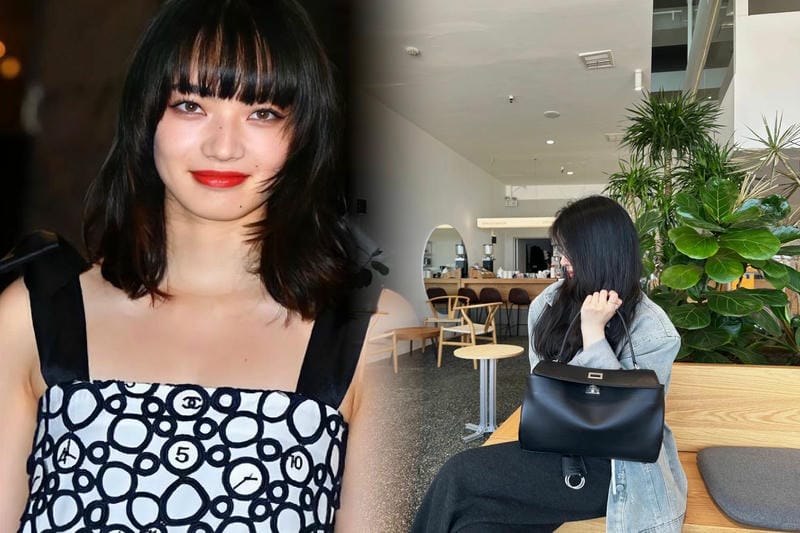 ポーチ付きトートが便利！バレンシアガのネイビーカバ人気アイテム