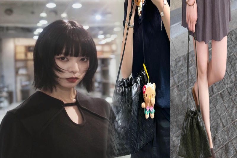 ボッテガ ヴェネタ イントレ チャート ショルダー バッグ