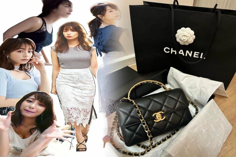 シャネル グレー バッグ