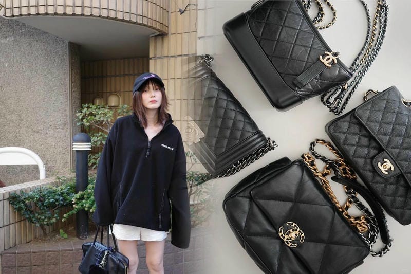 人気の黒ミニバッグ｜シャネルで楽しむシンプルスタイル