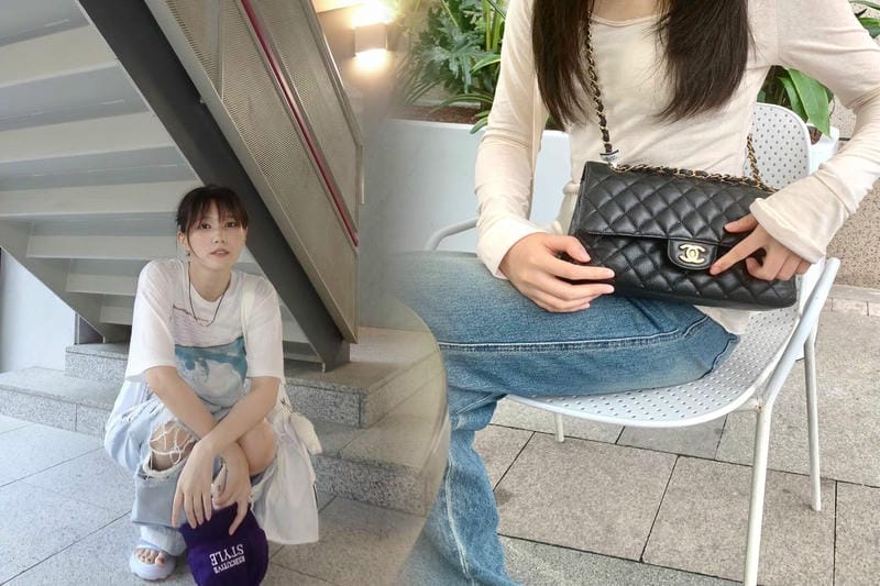 シャネルっぽいマークポーチ｜おしゃれなシャネル風ロゴポーチ