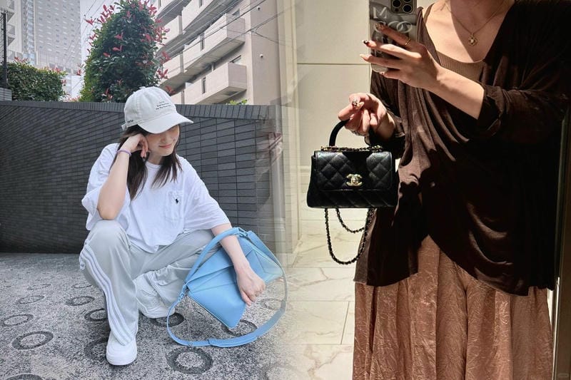 キルティング巾着バッグの使い方：シャネルのおすすめスタイル