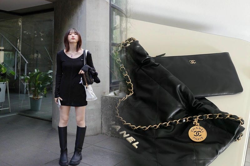 シャネル チェーン バッグ コーデ