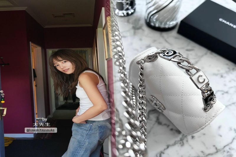 シャネル ショルダー バッグ 白