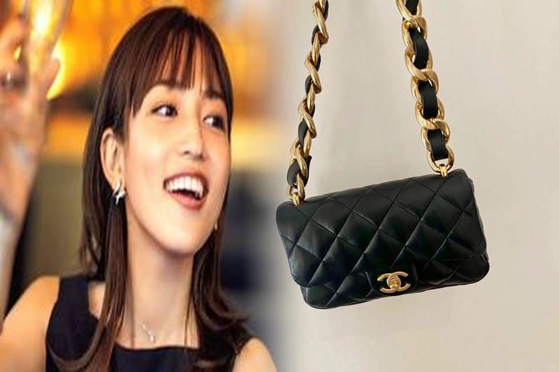 シャネルっぽいマークポーチ｜おしゃれなシャネル風ロゴポーチ