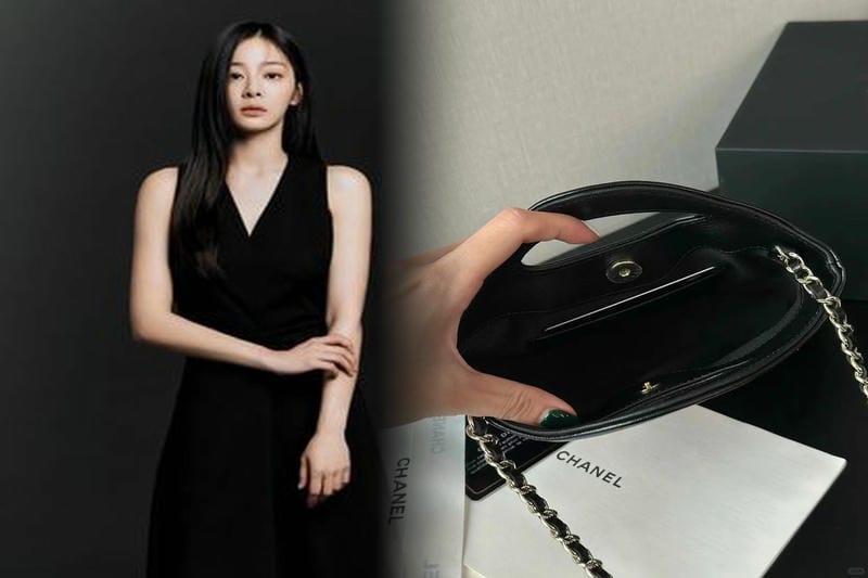 シャネル布地トートバッグ