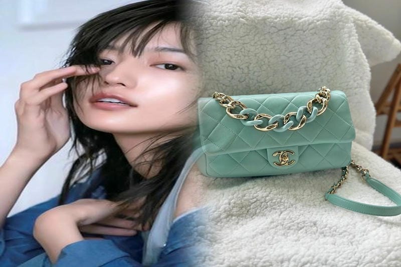 シャネル トート バッグ デニム