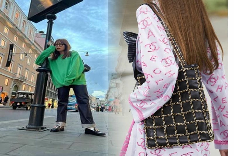 シャネル風チェーンバッグ