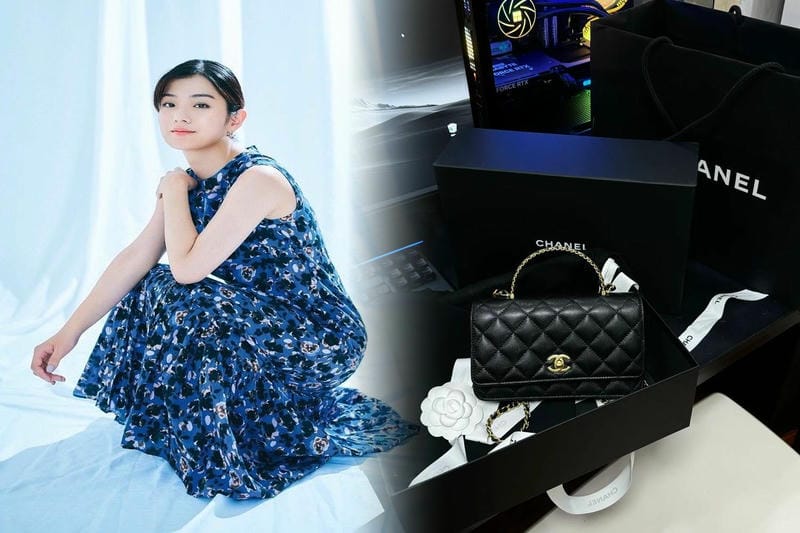 職人が手作業で完成しているという新作の「シャネル」フレームバッグ